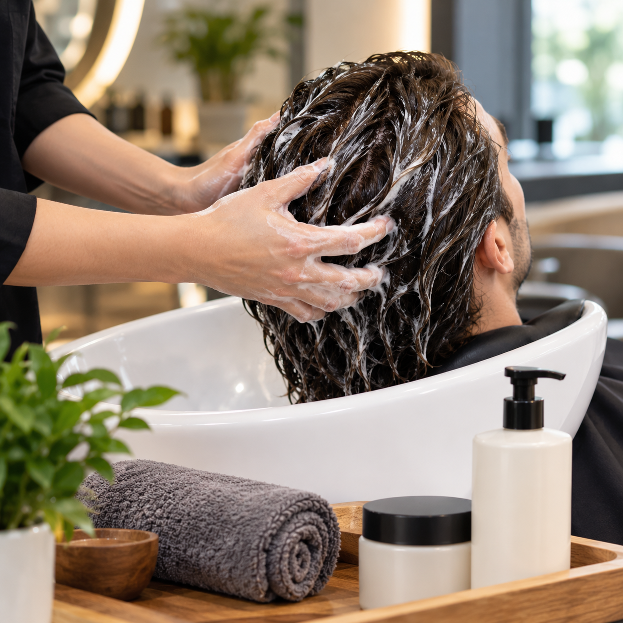 11 Hair Treatment & Trim - Image 1